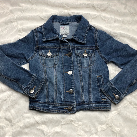 Children’s Place Blue Jean Denim Jacket size 5/6 - Picture 10 of 10